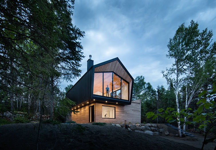 Charlevoix Chalets combines minimalism with authenticity
